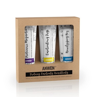 A set of conditioners for medium porosity hair
